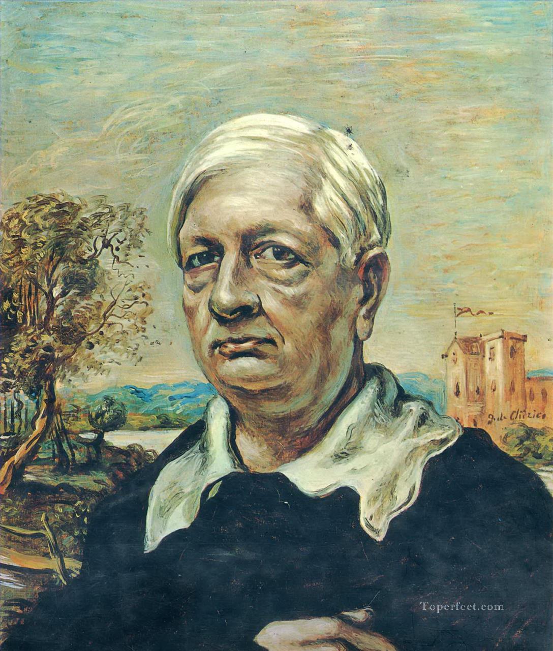 self portrait 3 Giorgio de Chirico Metaphysical surrealism Oil Paintings